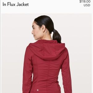 Lululemon in flux reversible pink zip up jacket 6
